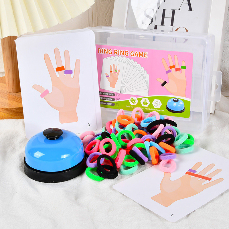 Party Games At Home - Kids Finger Ring Board Game Color