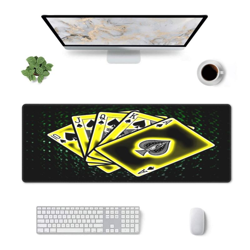 Party Games Entertainer - 120x60CM Large Texas Hold'em Poker Mat