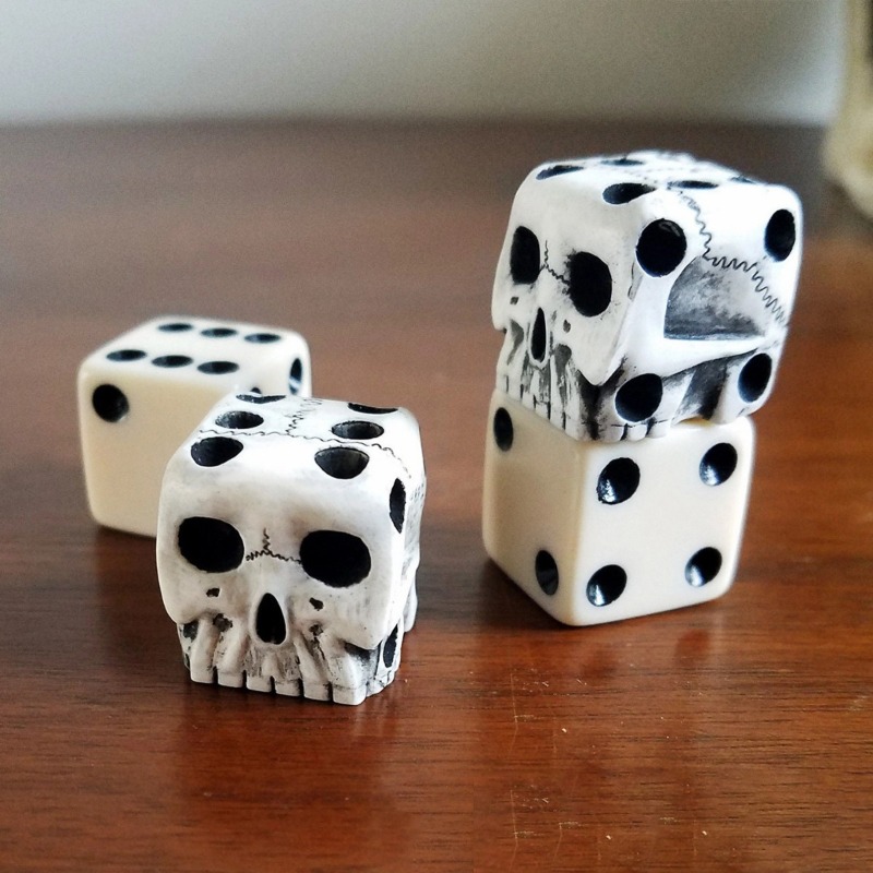 5/10pcs Skeleton Dice Magic Sc - Party Games Good 评论和价格