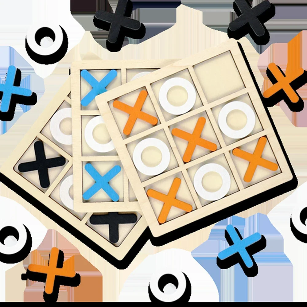 Wooden XO Tic Tac Toe Game Min - Party Games At Home 评论和价格
