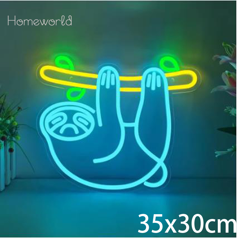 Sloth LED Neon Light sign  USB - Party Games Switch 1 评论和价格