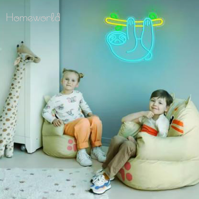 Sloth LED Neon Light sign  USB - Party Games Switch 1 评论和价格