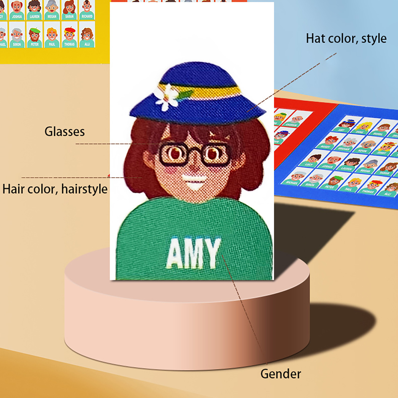 Family Guessing Board Game Who - Party Games At Home 评论和价格