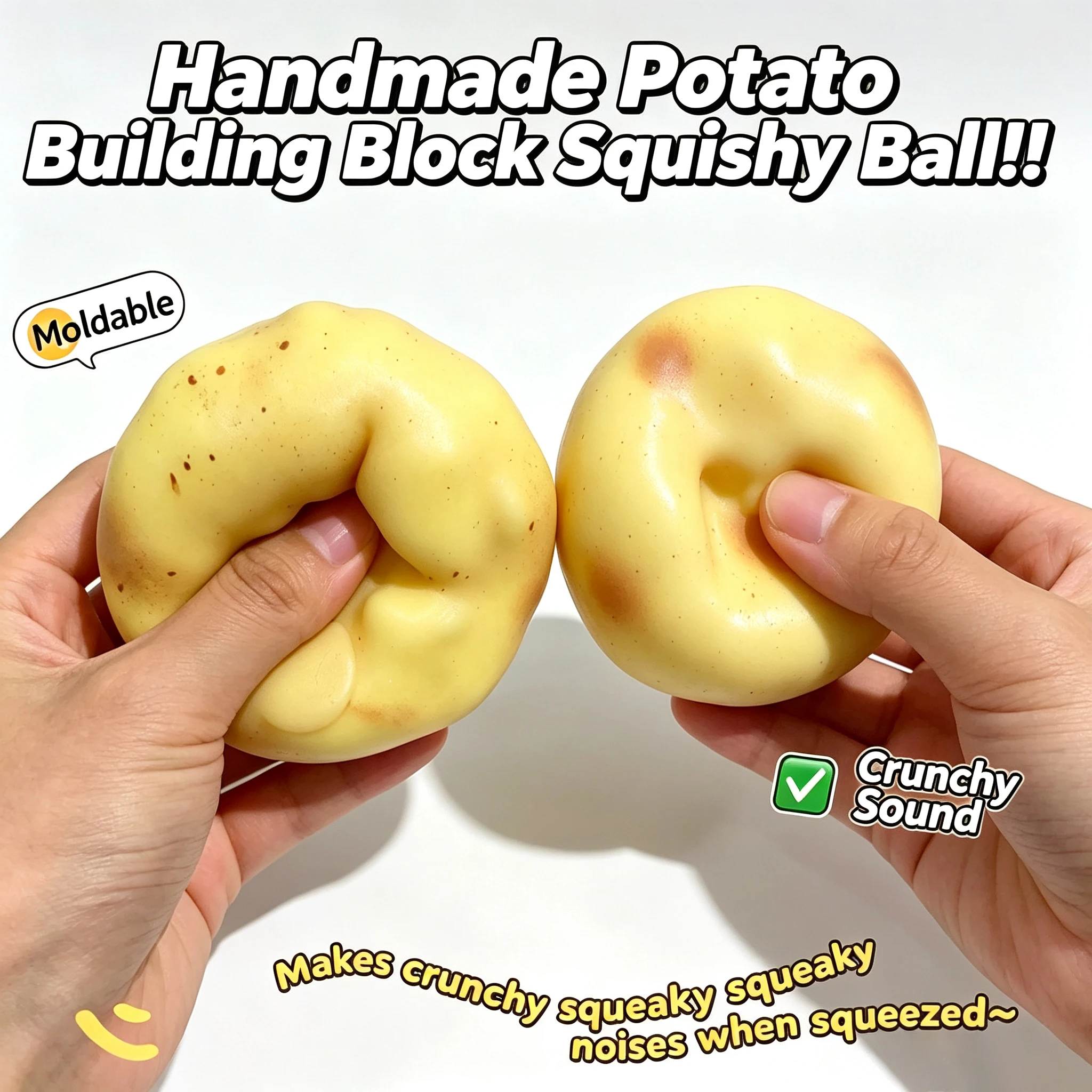 Crunchy Potato Squishy Stress  - Party Games Spy 评论和价格