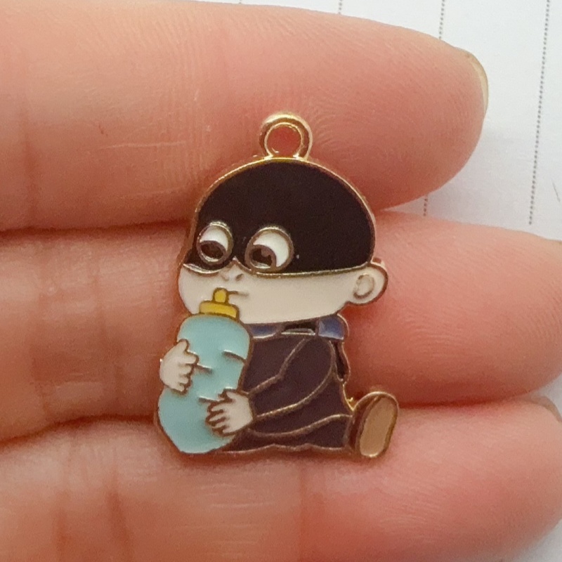 10pcs alloy drip oil cartoon p - Party Games Spy 评论和价格