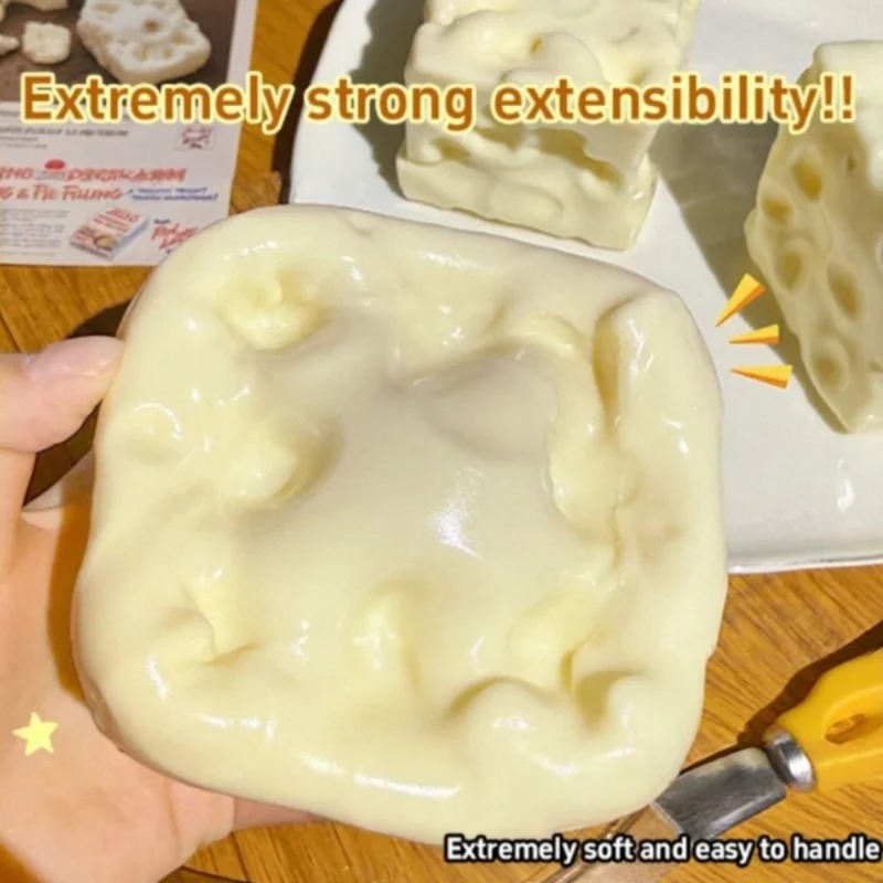 Taba Squishy Cheese Cube Stres - Party Games Spy 评论和价格