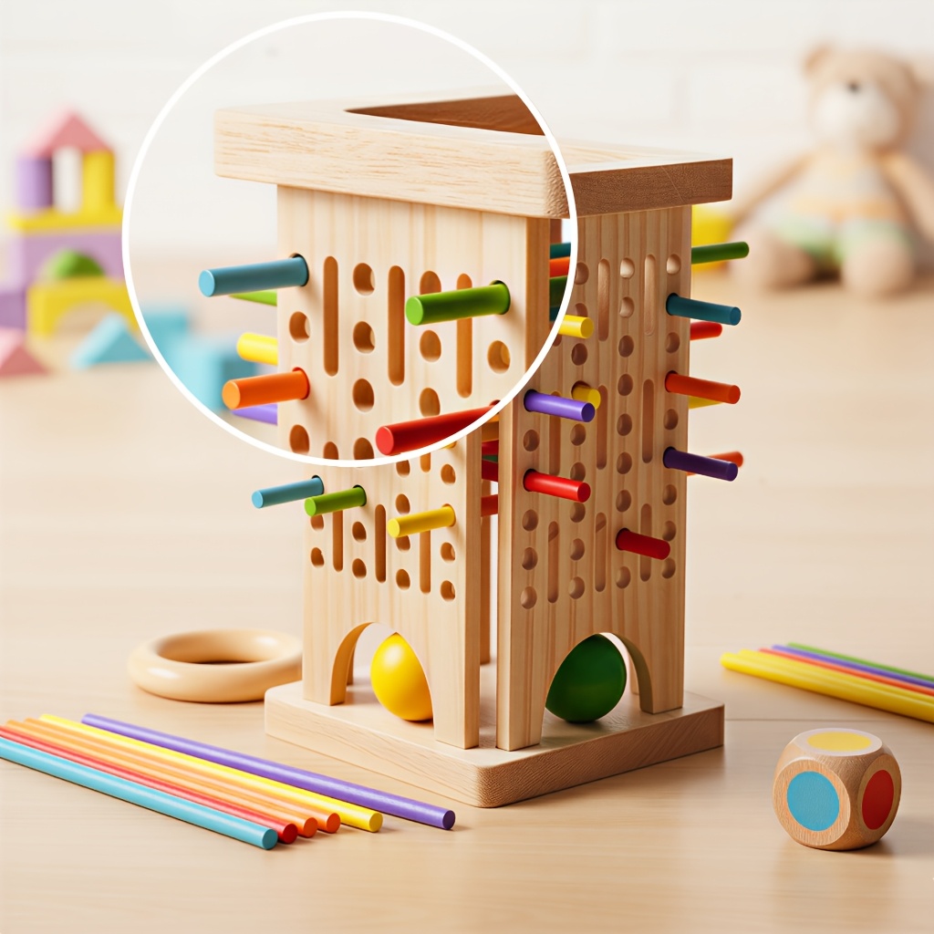 Montessori Wooden Board Game C - Party Games At Home 评论和价格