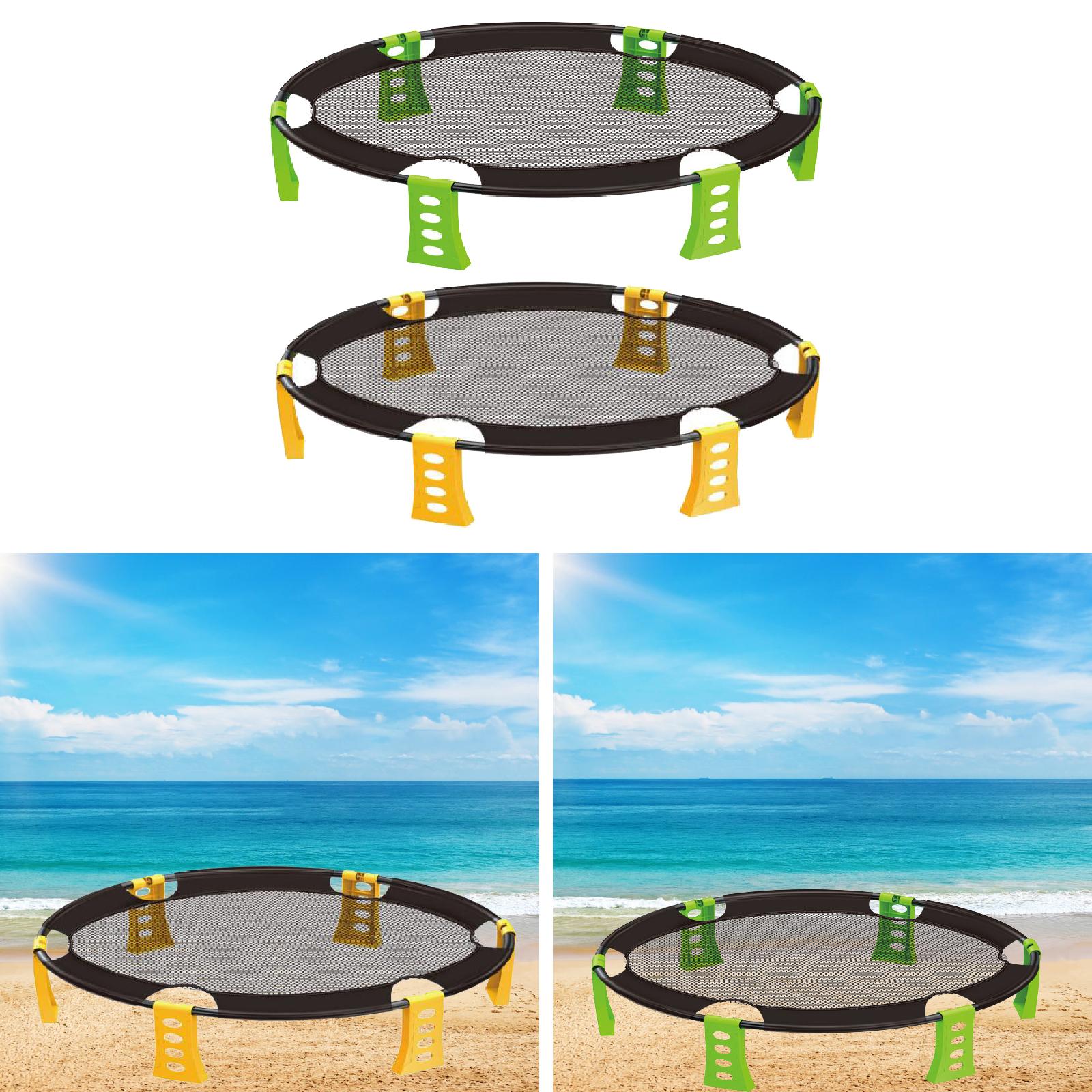 Roundnet Game Set with 2 Balls - Spike Ball Game 评论和价格
