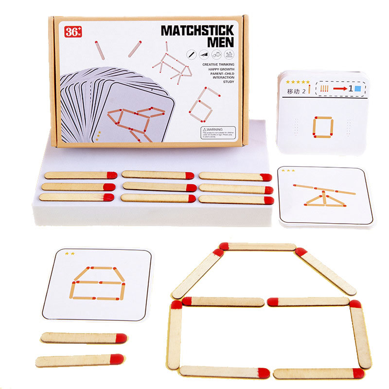 Montessori Matches Puzzles Gam - Party Games At Home 评论和价格