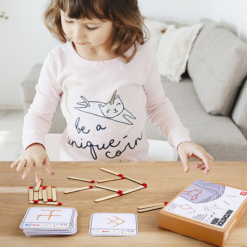 Montessori Matches Puzzles Gam - Party Games At Home 评论和价格