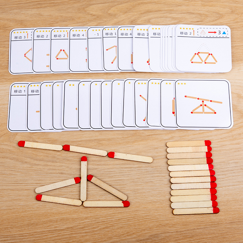 Montessori Matches Puzzles Gam - Party Games At Home 评论和价格