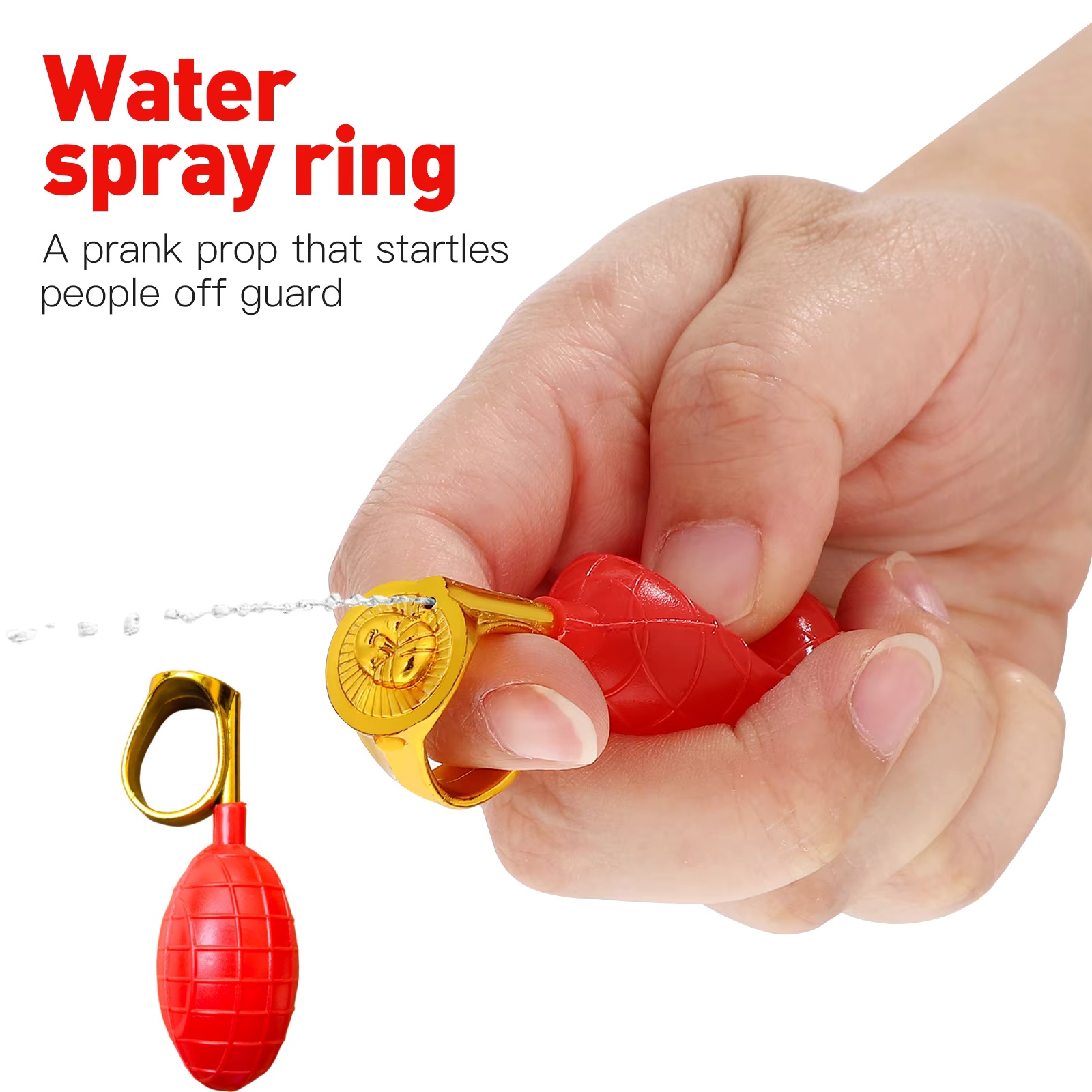 Magic Prank Ring Toy 1/5PCS Sq - Party Games Physical 评论和价格