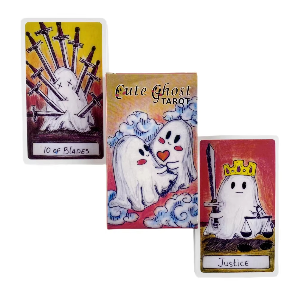 Cute Ghost Tarot Deck Toy Set  - Party Games Entertainer 评论和价格