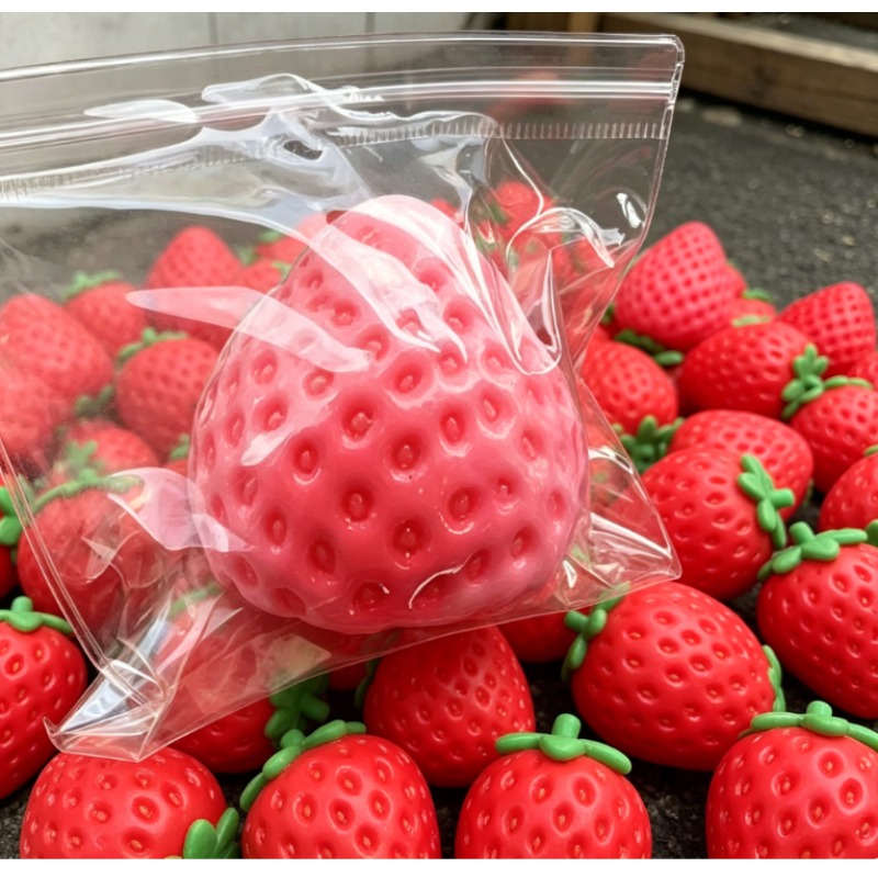 Squishy Big Strawberry Squeeze - Party Games Entertainer 评论和价格