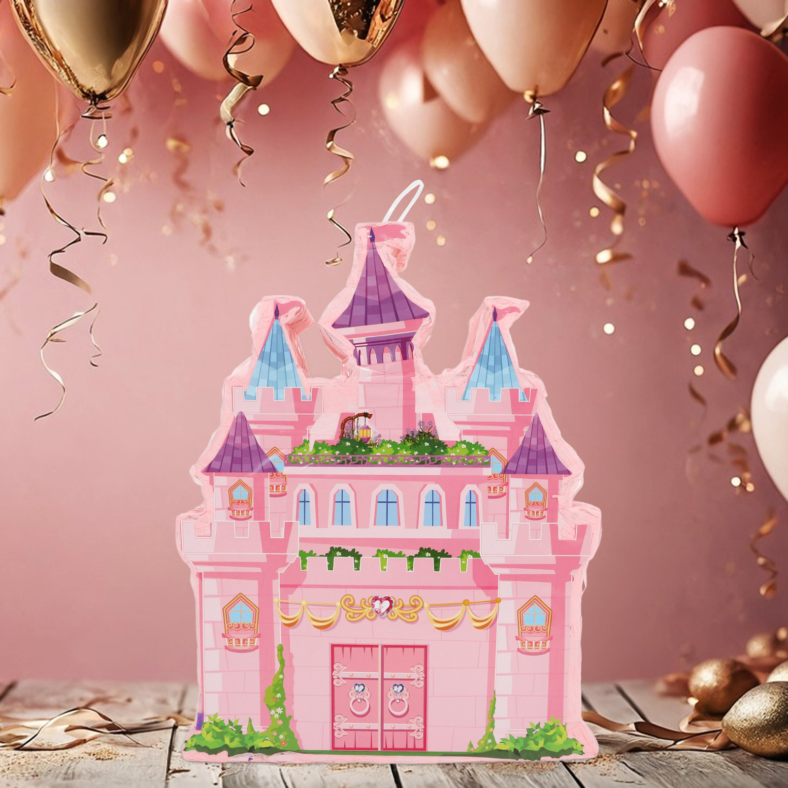 1Set Princess Castle Pinata Ha - Party Games Kids Birthday 评论和价格