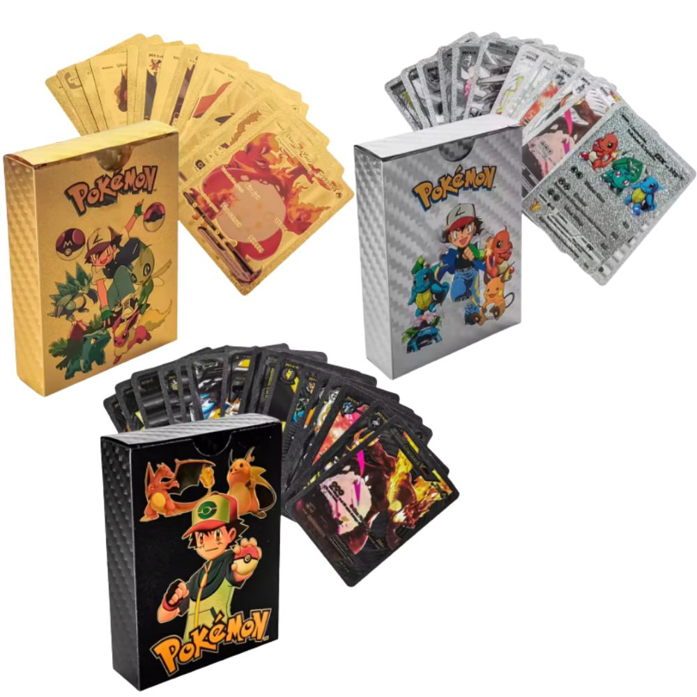 New 55PCS Pokémon Cards Vmax G - Party Games Good 评论和价格