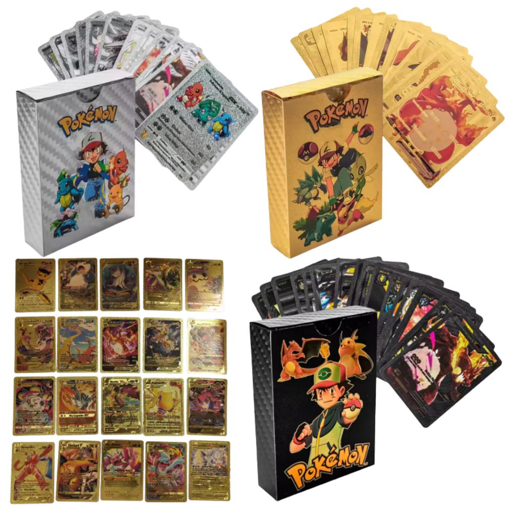 New 55PCS Pokémon Cards Vmax G - Party Games Good 评论和价格
