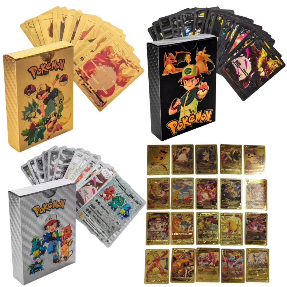 New 55PCS Pokémon Cards Vmax G - Party Games Good 评论和价格