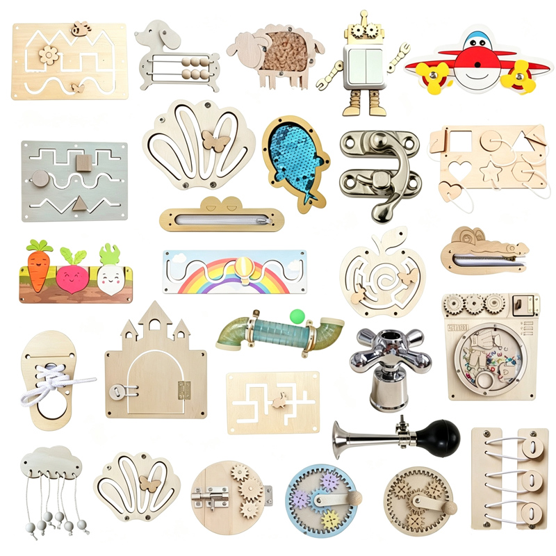 Kids Busy Board DIY Accessorie - Party Games At Home 评论和价格