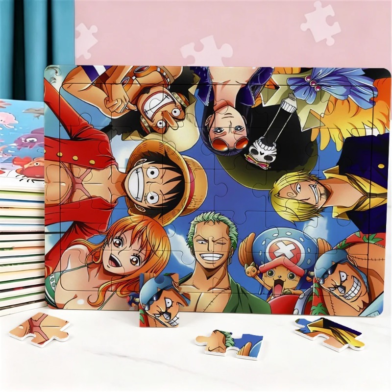 30pcs One Piece Puzzle Cartoon - Party Games At Home 评论和价格