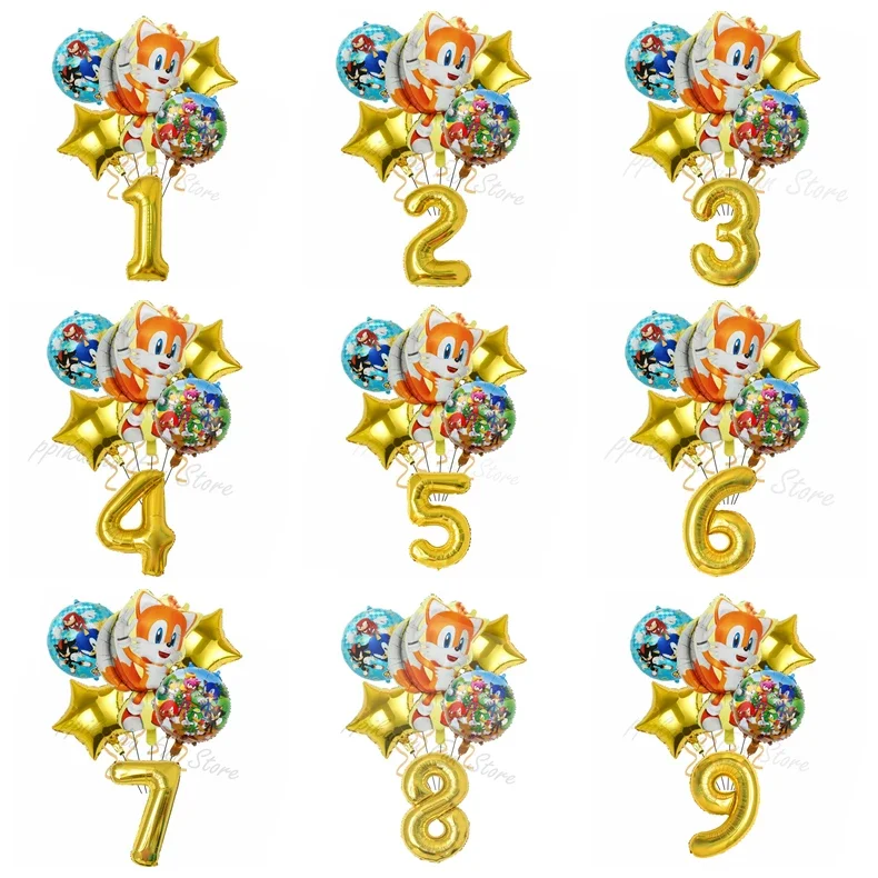 6PCS Anime Shadow Cartoon Ball - Party Games Good 评论和价格