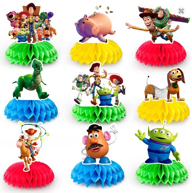 Toy Story 5 Honeycomb Centerpi - Party Games Spy 评论和价格