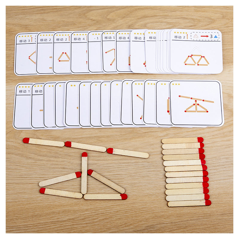 Montessori Matches Puzzles Gam - Party Games At Home 评论和价格