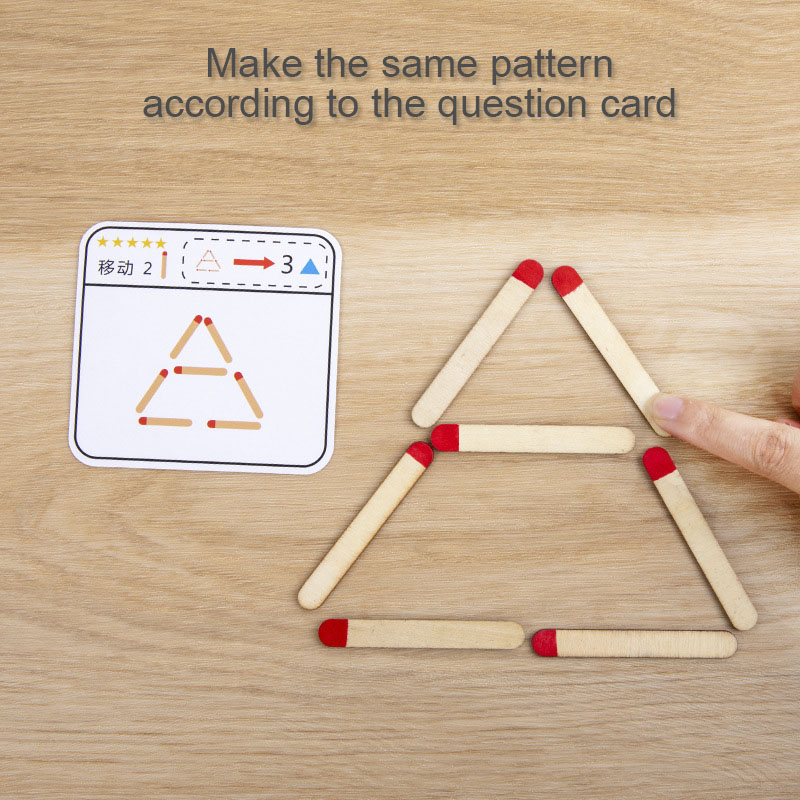 Montessori Matches Puzzles Gam - Party Games At Home 评论和价格