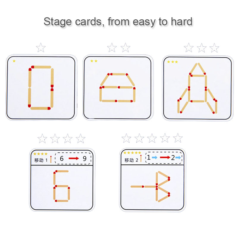 Montessori Matches Puzzles Gam - Party Games At Home 评论和价格