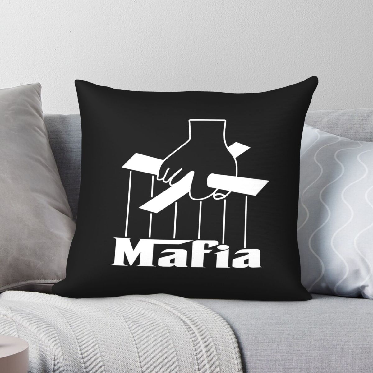 Mafia Party Game Square Pillow - Party Games Mafia 评论和价格